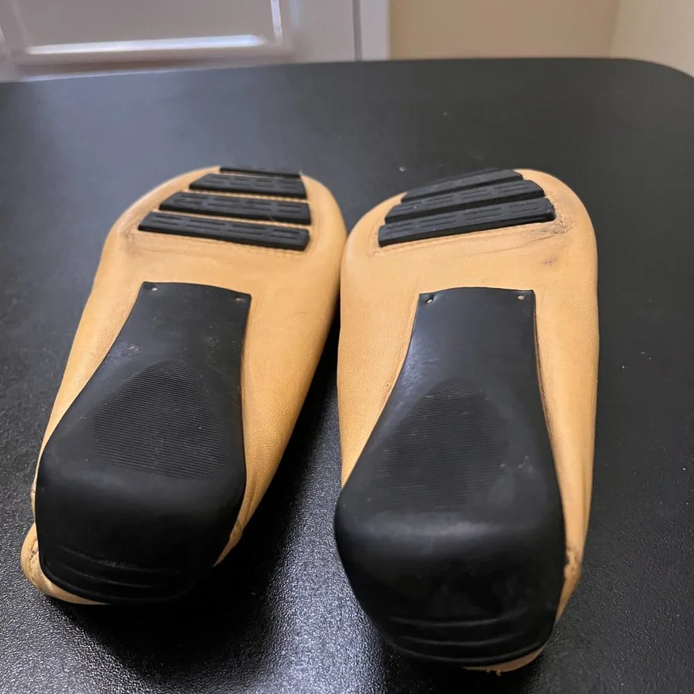 Robert Zur Petra Leather Driving Loafers yellow size 10